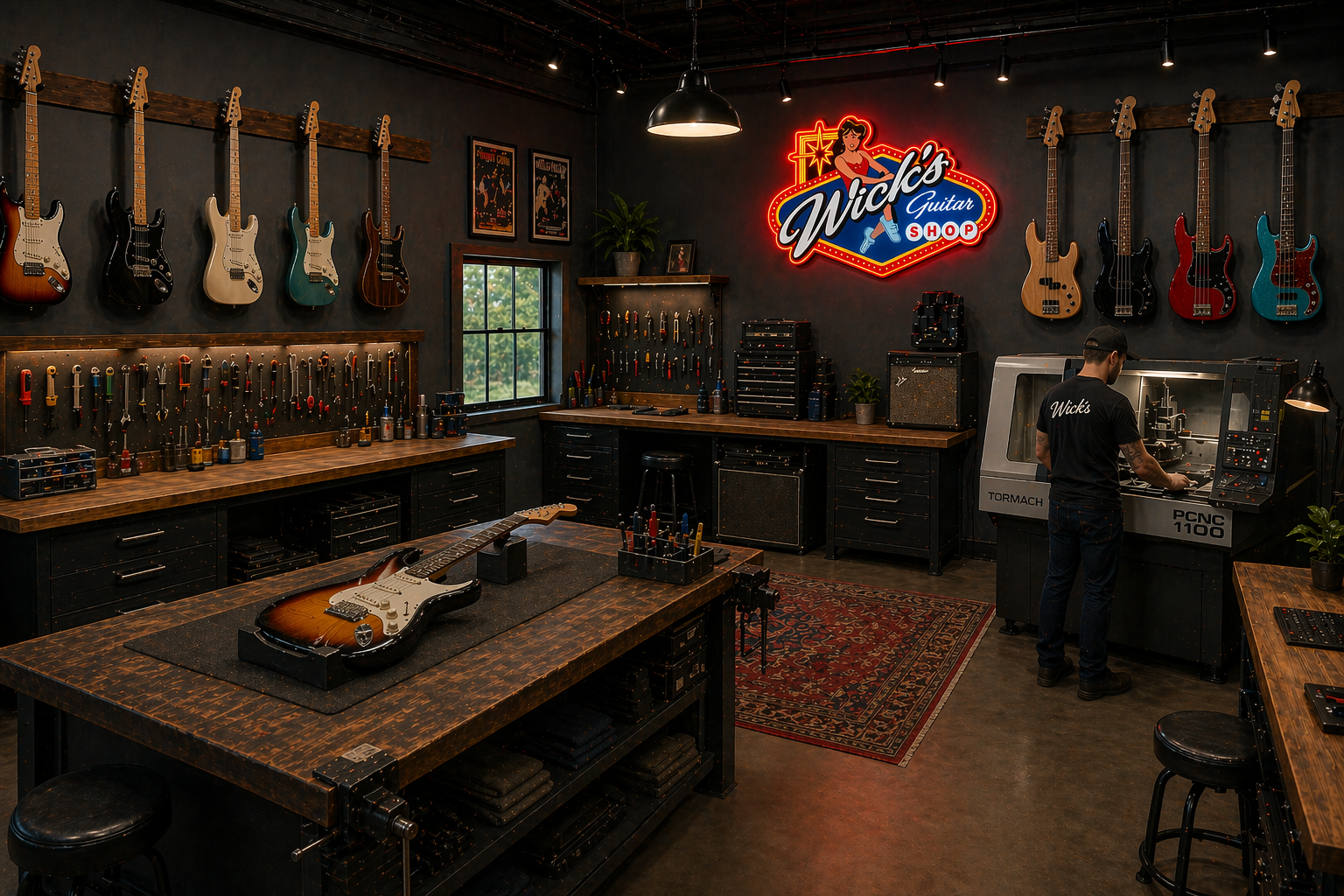 Wick's Guitar Shop Workshop